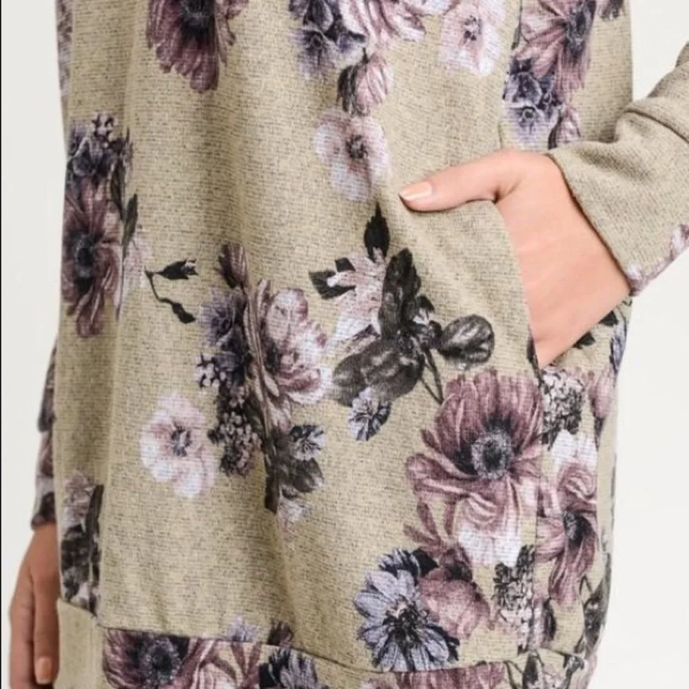 NWT Jodifl April Floral Sweater Tunic- Size 3XL - Picture 8 of 12